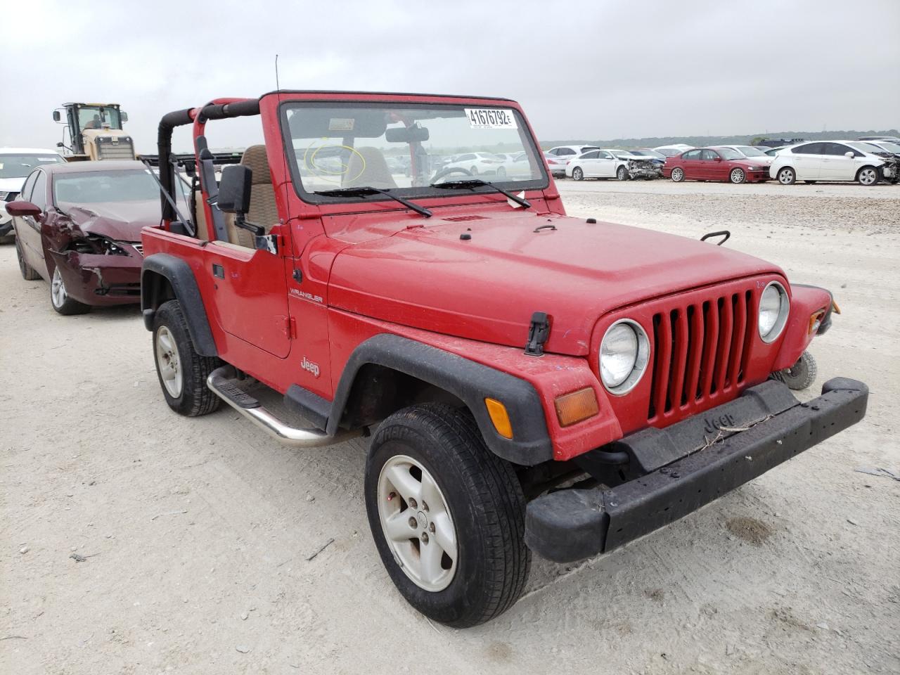 JEEP WRANGLER / 1999 with VIN 1J4FY29P6XP477462 - Photo from auction
