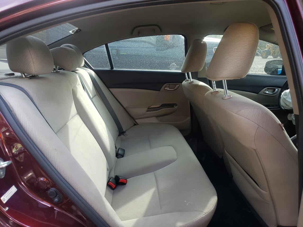 Photo 6 from auction – 2013 HONDA CIVIC LX with VIN 19XFB2F5XDE008011