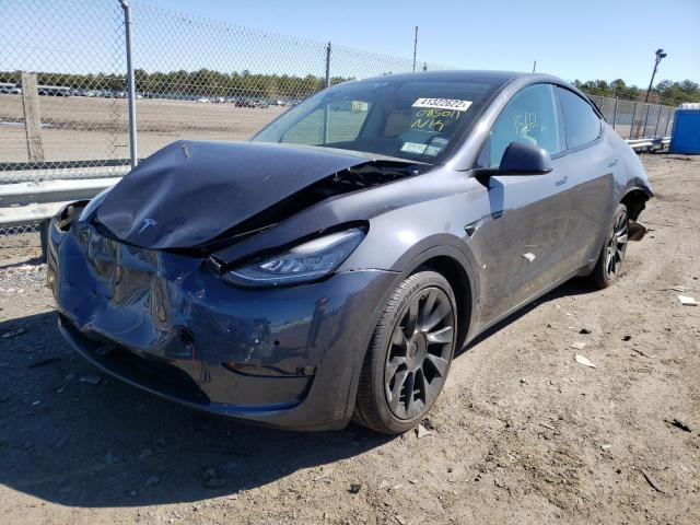 Photo 2 from auction – 2021 TESLA MODEL Y with VIN 5YJYGDEE8MF085011