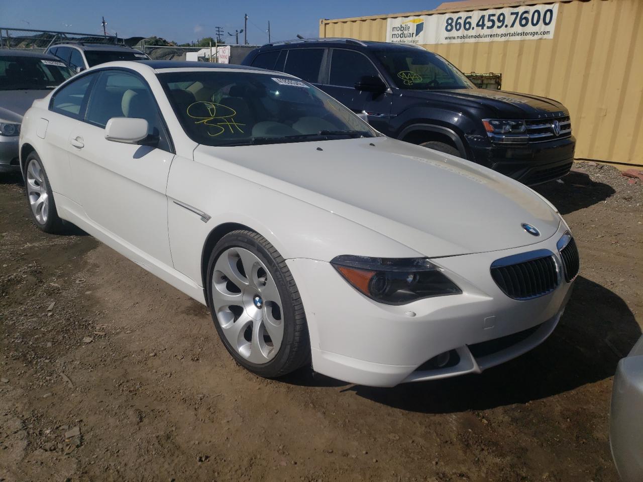 BMW 645 CI AUT 2004 with VIN WBAEH73484B190174 - Photo from auction