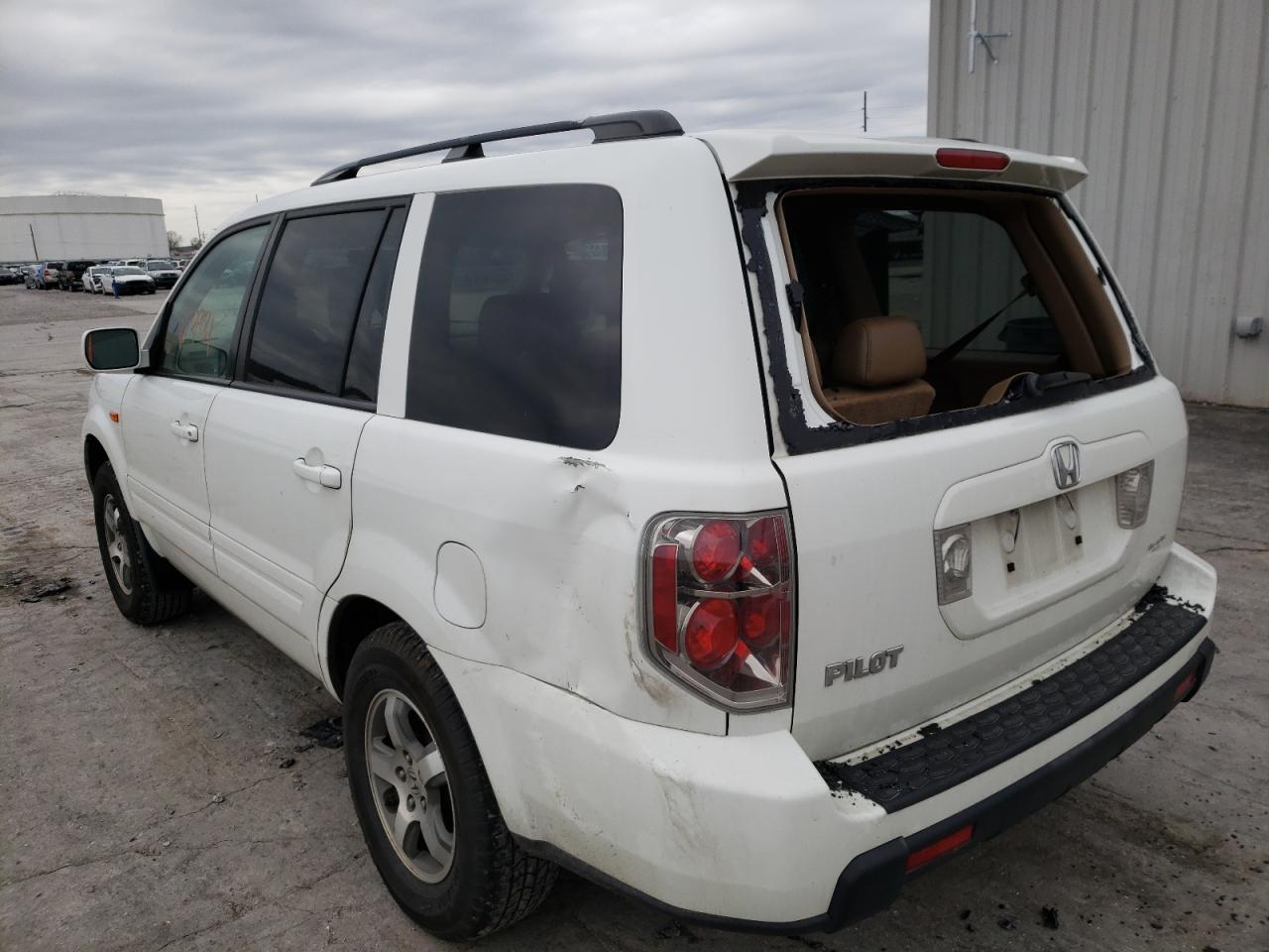 Photo 3 from auction – 2007 HONDA PILOT EXL with VIN 5FNYF28537B035673