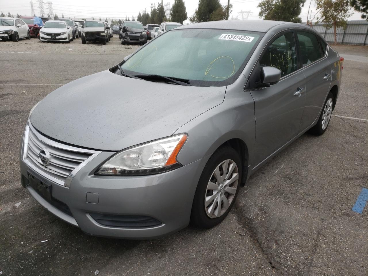 Photo 2 from auction – 2013 NISSAN SENTRA with VIN 3N1AB7AP4DL749902