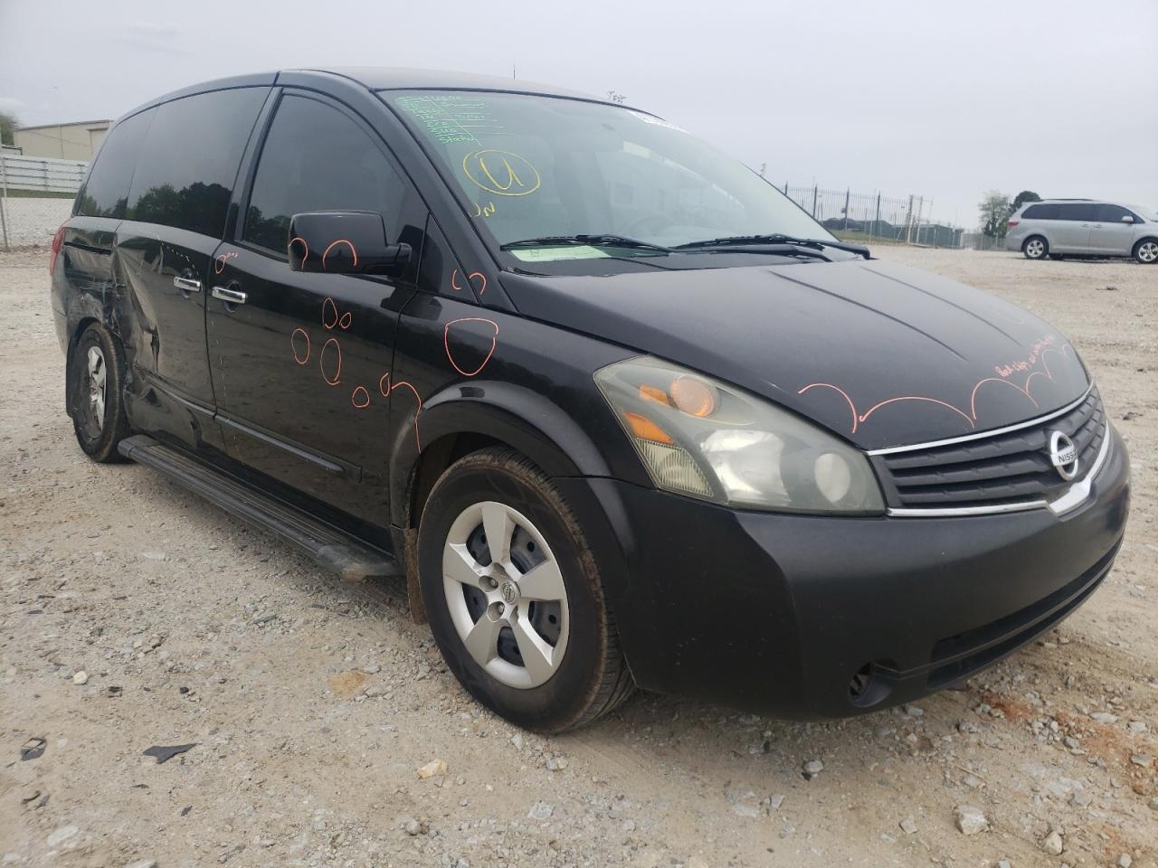 NISSAN QUEST S 2007 with VIN 5N1BV28U57N129809 - Photo from auction
