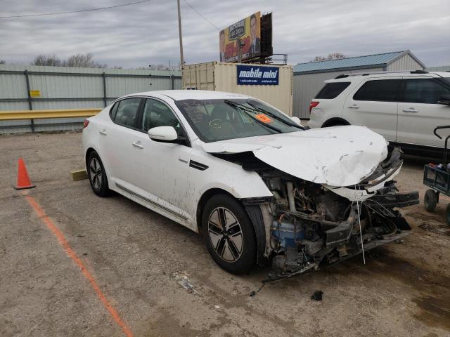 KIA OPTIMA HYB 2013 with VIN KNAGM4AD0D5055646 - Photo from auction