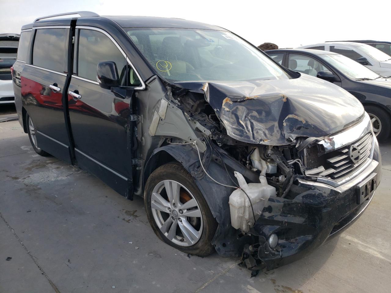 NISSAN QUEST S 2015 with VIN JN8AE2KP5F9131316 - Photo from auction