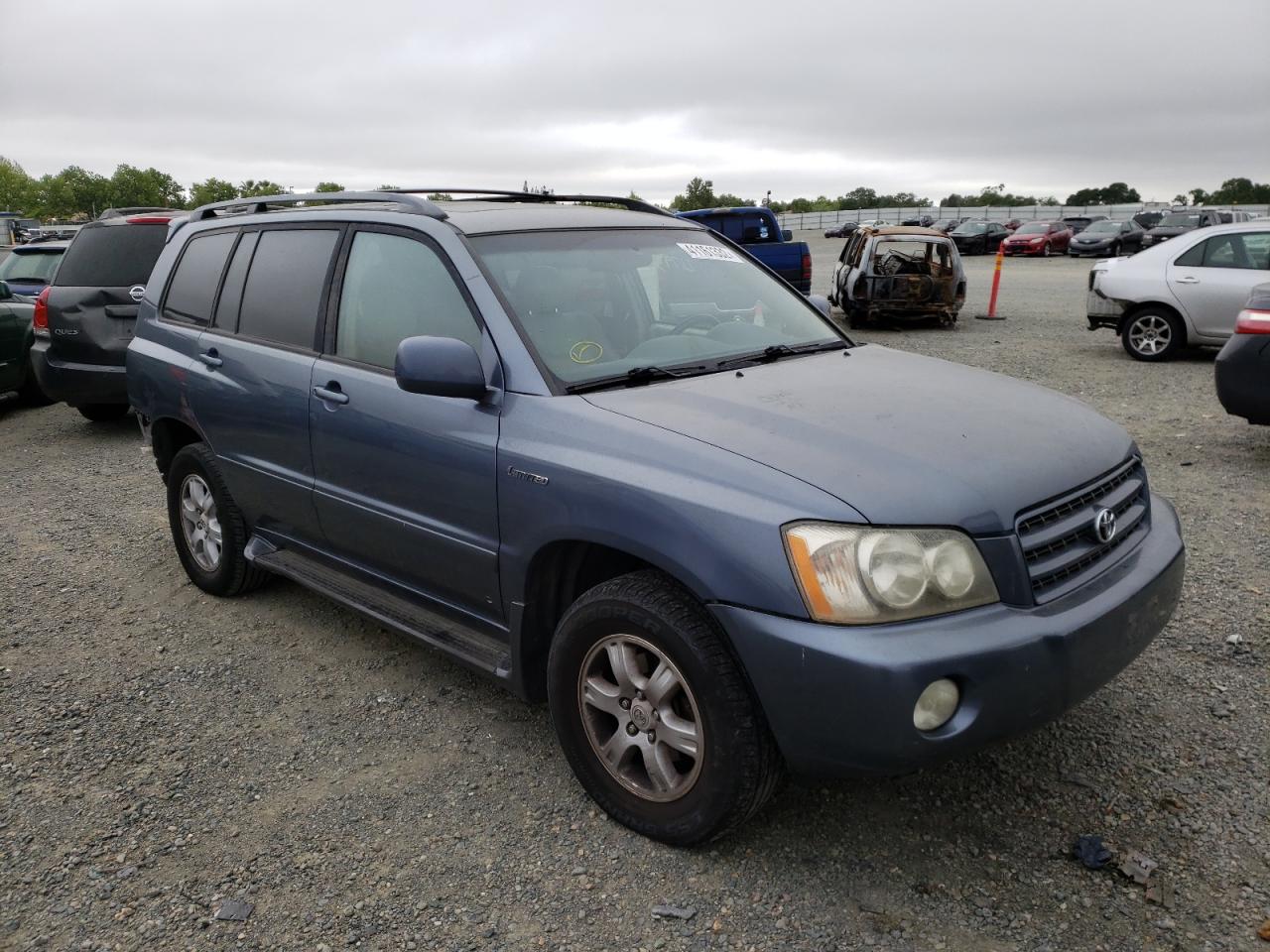 TOYOTA HIGHLANDER 2003 с VIN JTEGF21A030079279 - Фото с аукциона