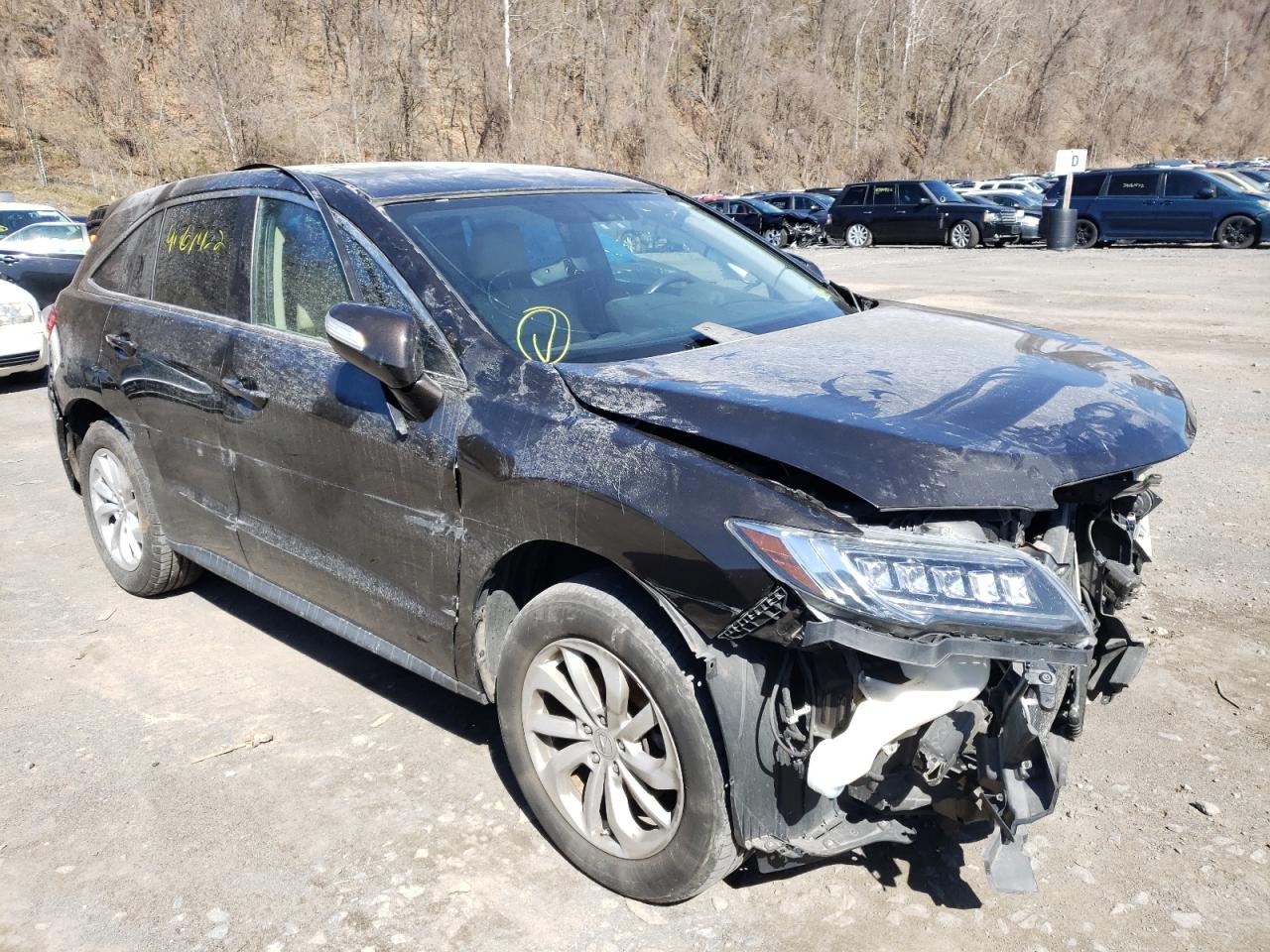 ACURA RDX TECHNO 2016 with VIN 5J8TB4H5XGL029935 - Photo from auction