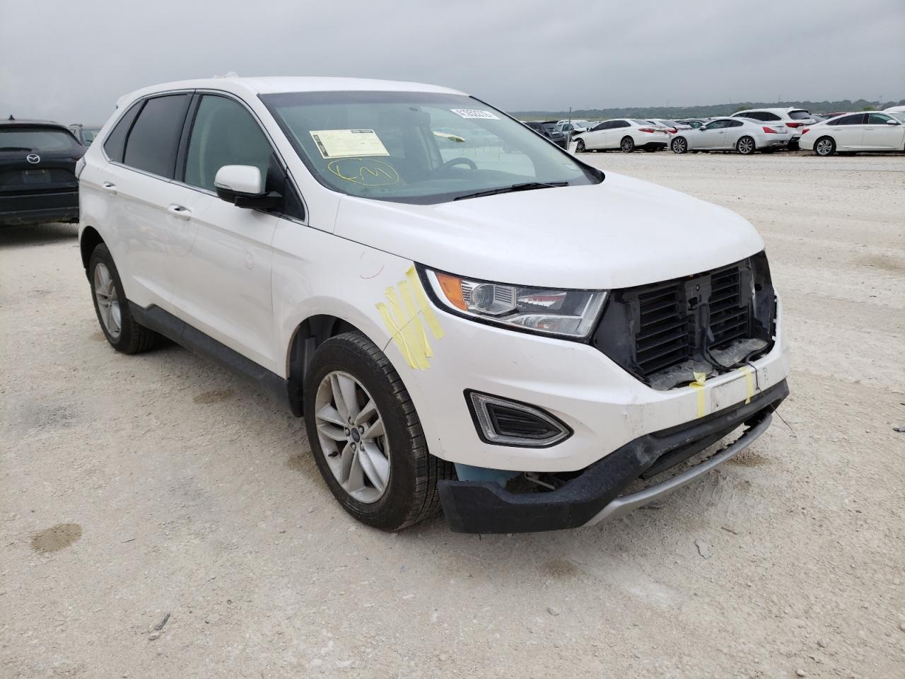 FORD EDGE SEL 2018 with VIN 2FMPK3J94JBC51400 - Photo from auction