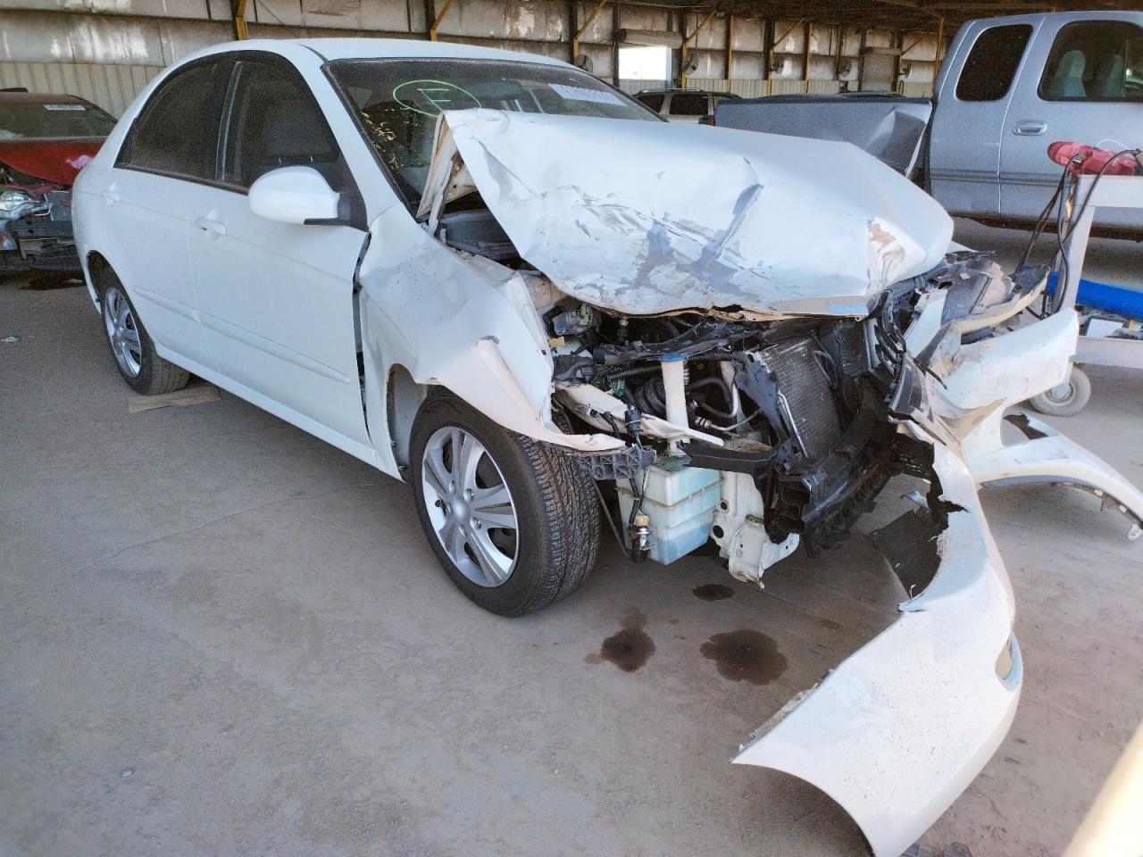 KIA SPECTRA EX 2009 with VIN KNAFE222X95655009 - Photo from auction