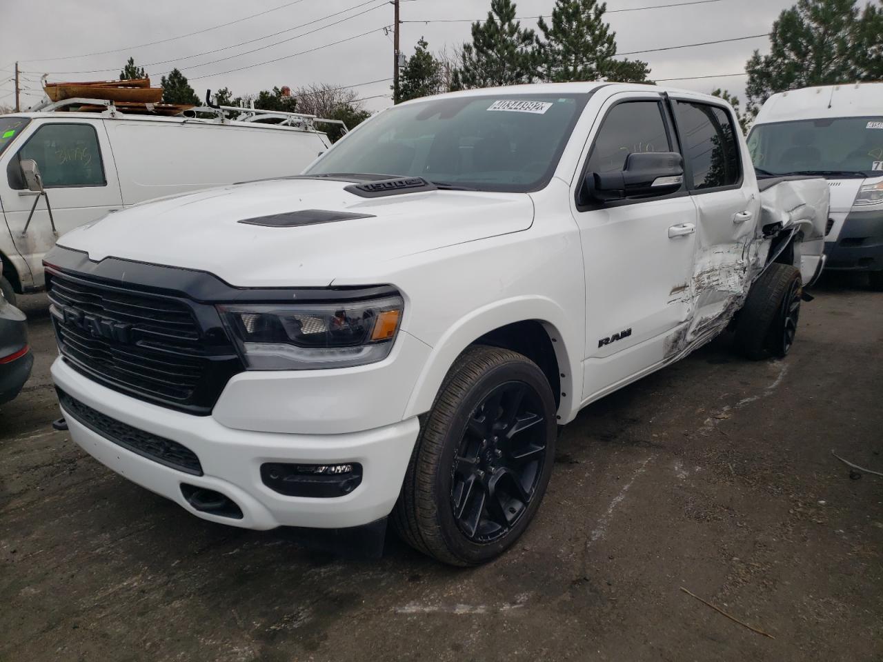 Photo 2 from auction – 2021 RAM 1500 LARAM with VIN 1C6SRFJTXMN579637