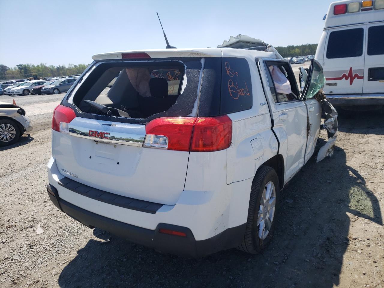 Photo 4 from auction – 2012 GMC TERRAIN SL with VIN 2GKALMEK9C6357156