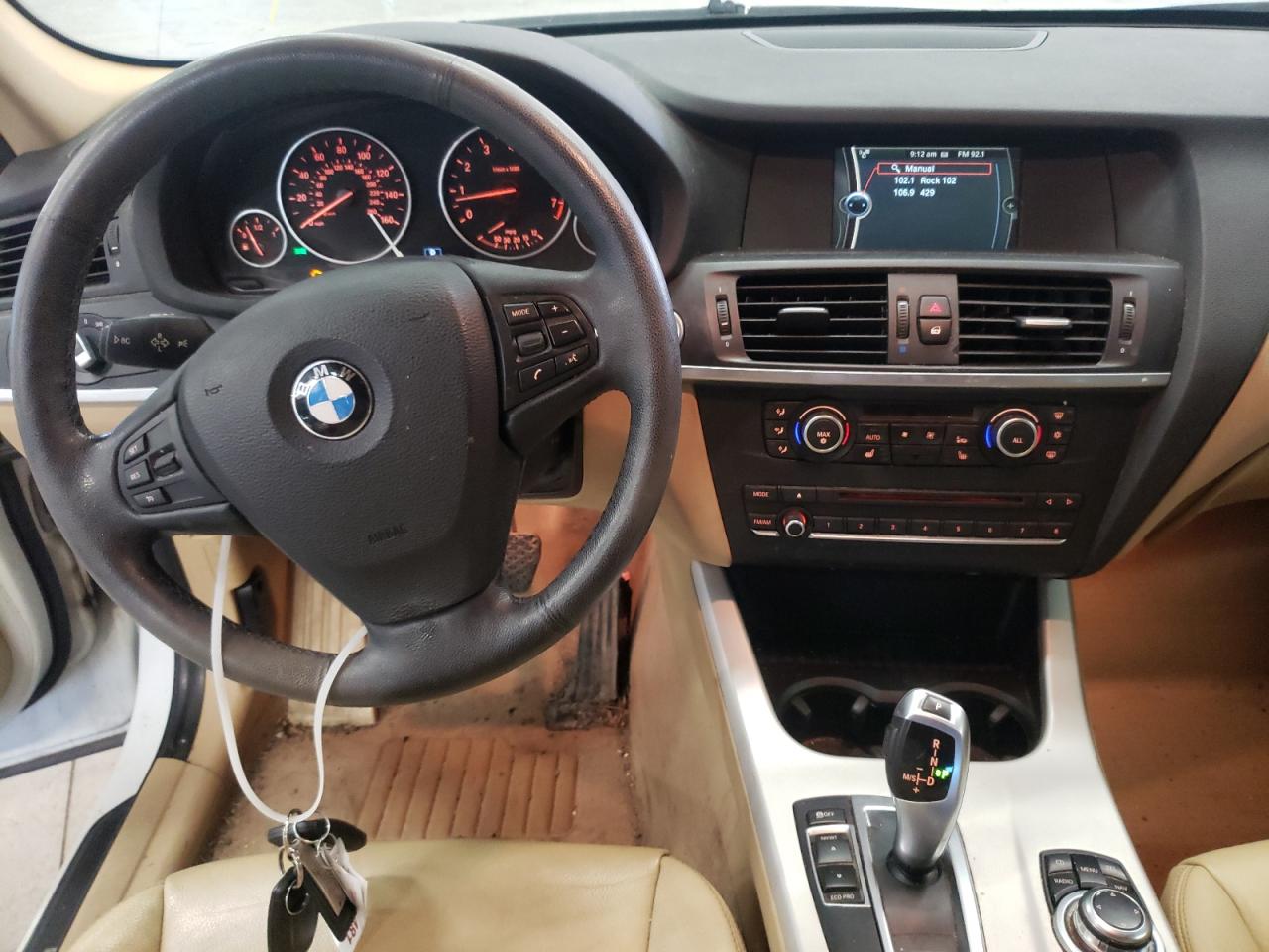 Photo 9 from auction – 2013 BMW X3 XDRIVE2 with VIN 5UXWX9C59DL874559