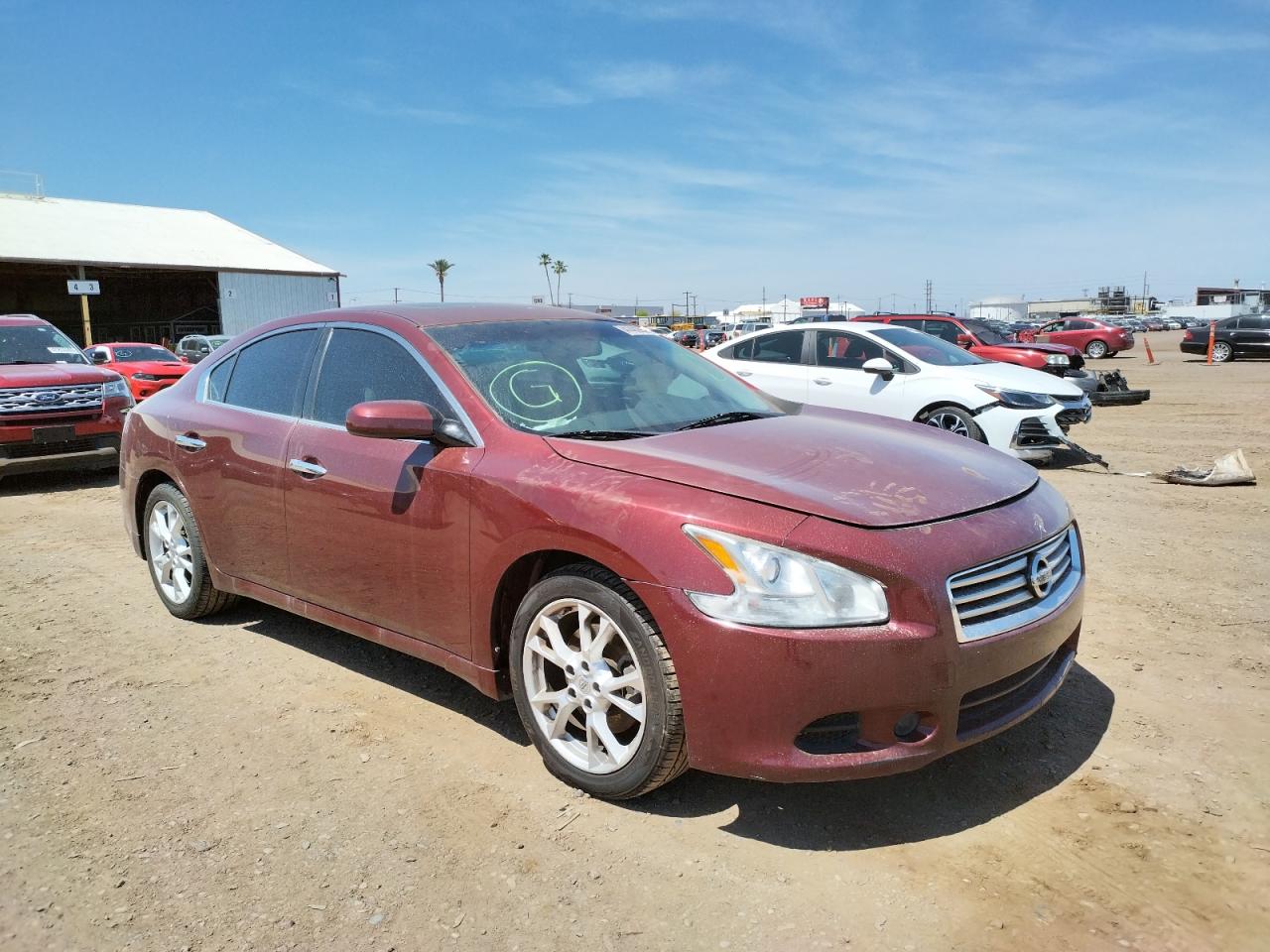 NISSAN MAXIMA S 2012 with VIN 1N4AA5AP3CC812783 - Photo from auction