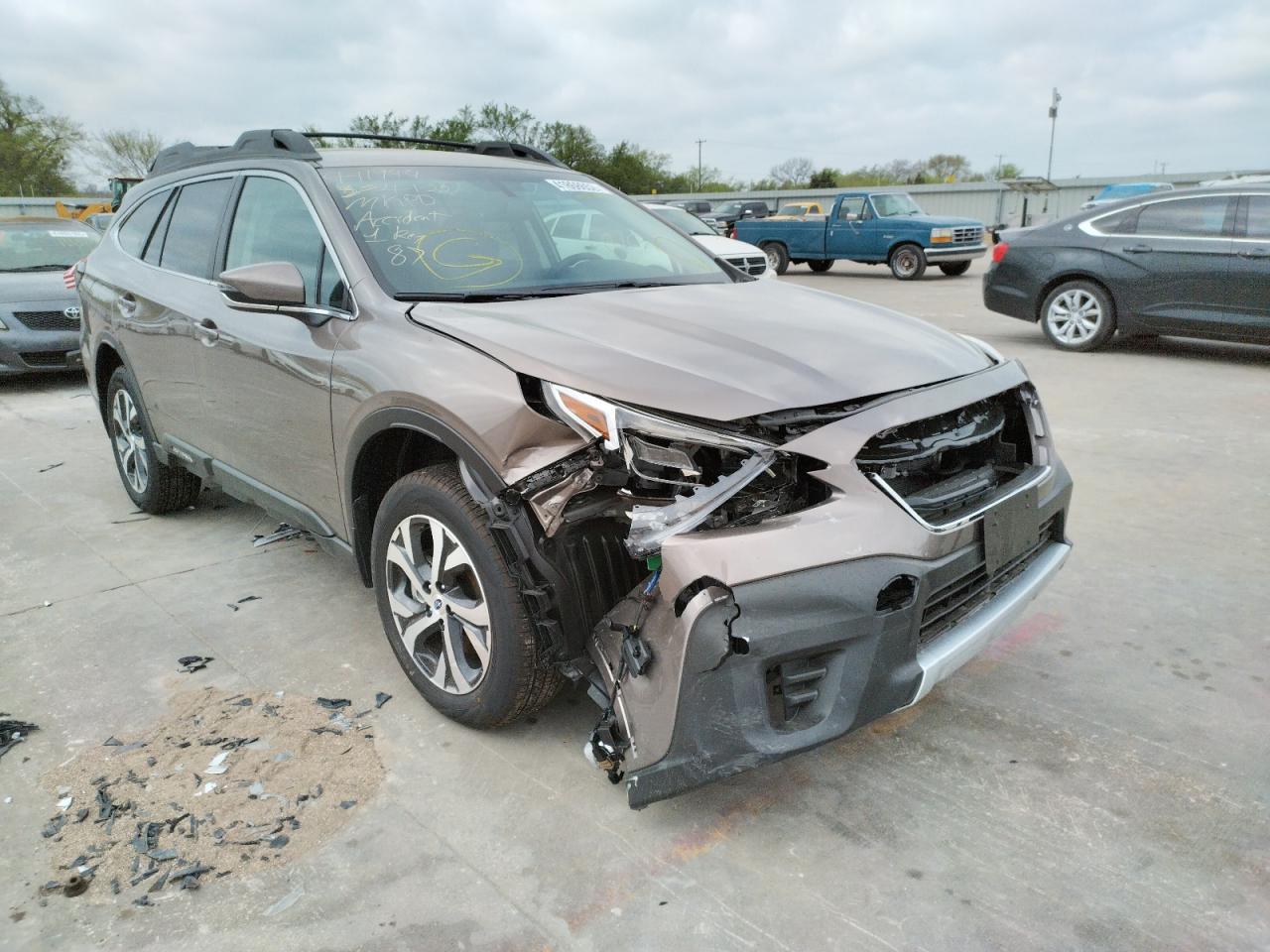 SUBARU OUTBACK LI 2022 with VIN 4S4BTAMC9N3203027 - Photo from auction