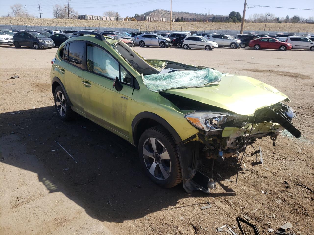 SUBARU XV CROSSTR 2015 with VIN JF2GPBPC5FH280547 - Photo from auction