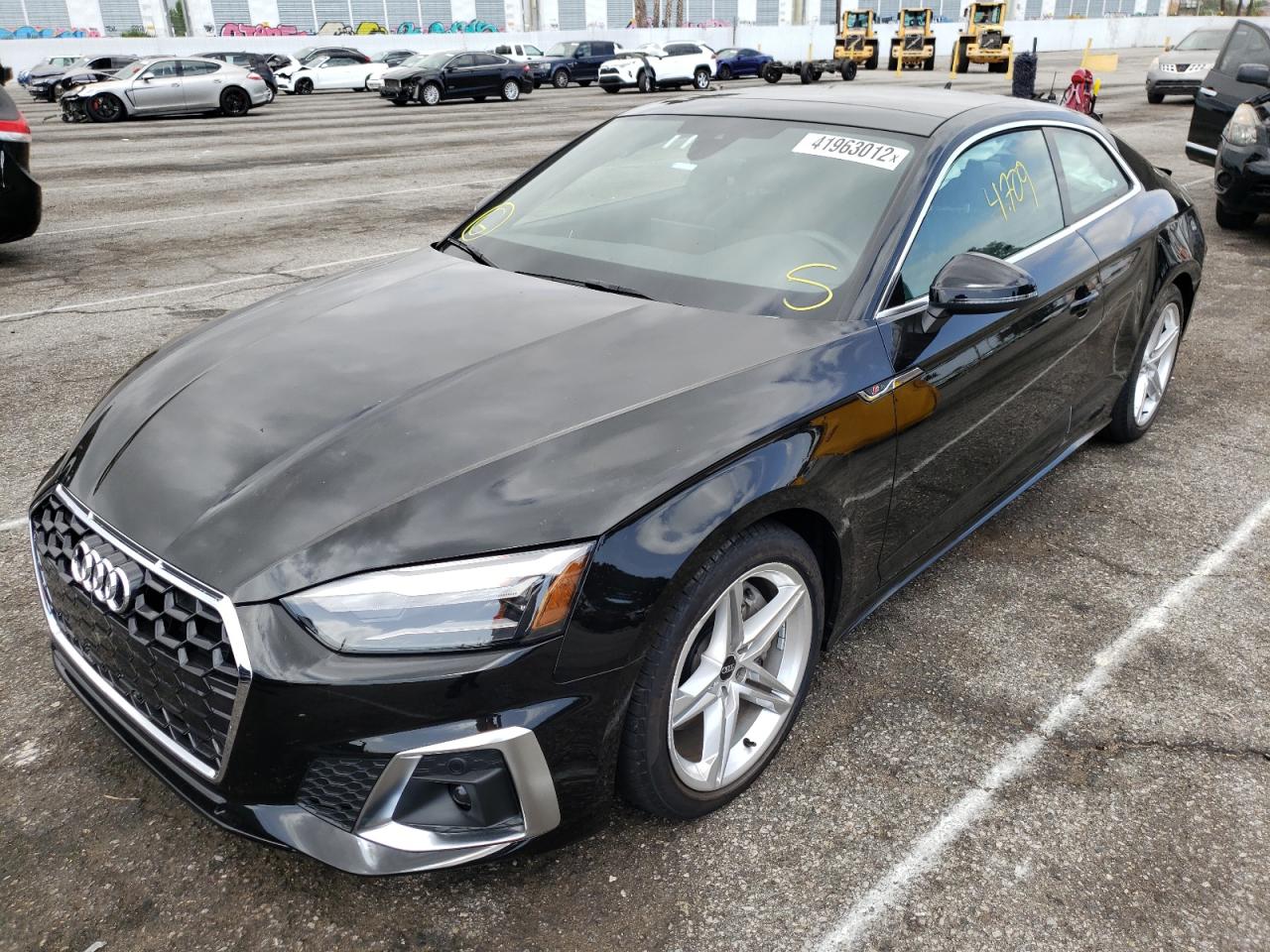 Photo 2 from auction – 2021 AUDI A5 PREMIUM with VIN WAUSAAF57MA056982