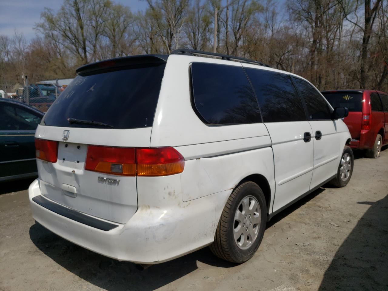 Photo 4 from auction – 2002 HONDA ODYSSEY LX with VIN 2HKRL185X2H536044