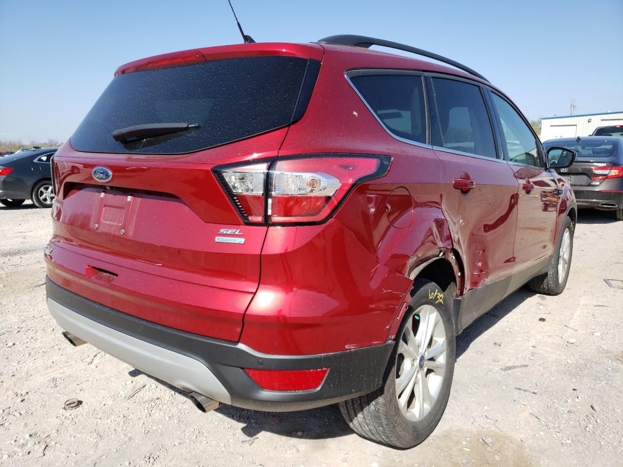 Photo 4 from auction – 2018 FORD ESCAPE SEL with VIN 1FMCU0HD6JUD47427