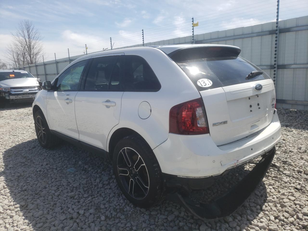 Photo 3 from auction – 2013 FORD EDGE SEL with VIN 2FMDK4JC5DBB89031