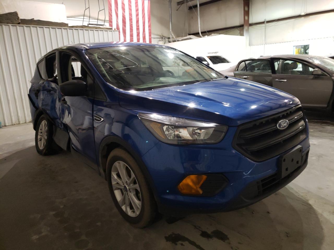 FORD ESCAPE S 2018 with VIN 1FMCU0F75JUD36660 - Photo from auction