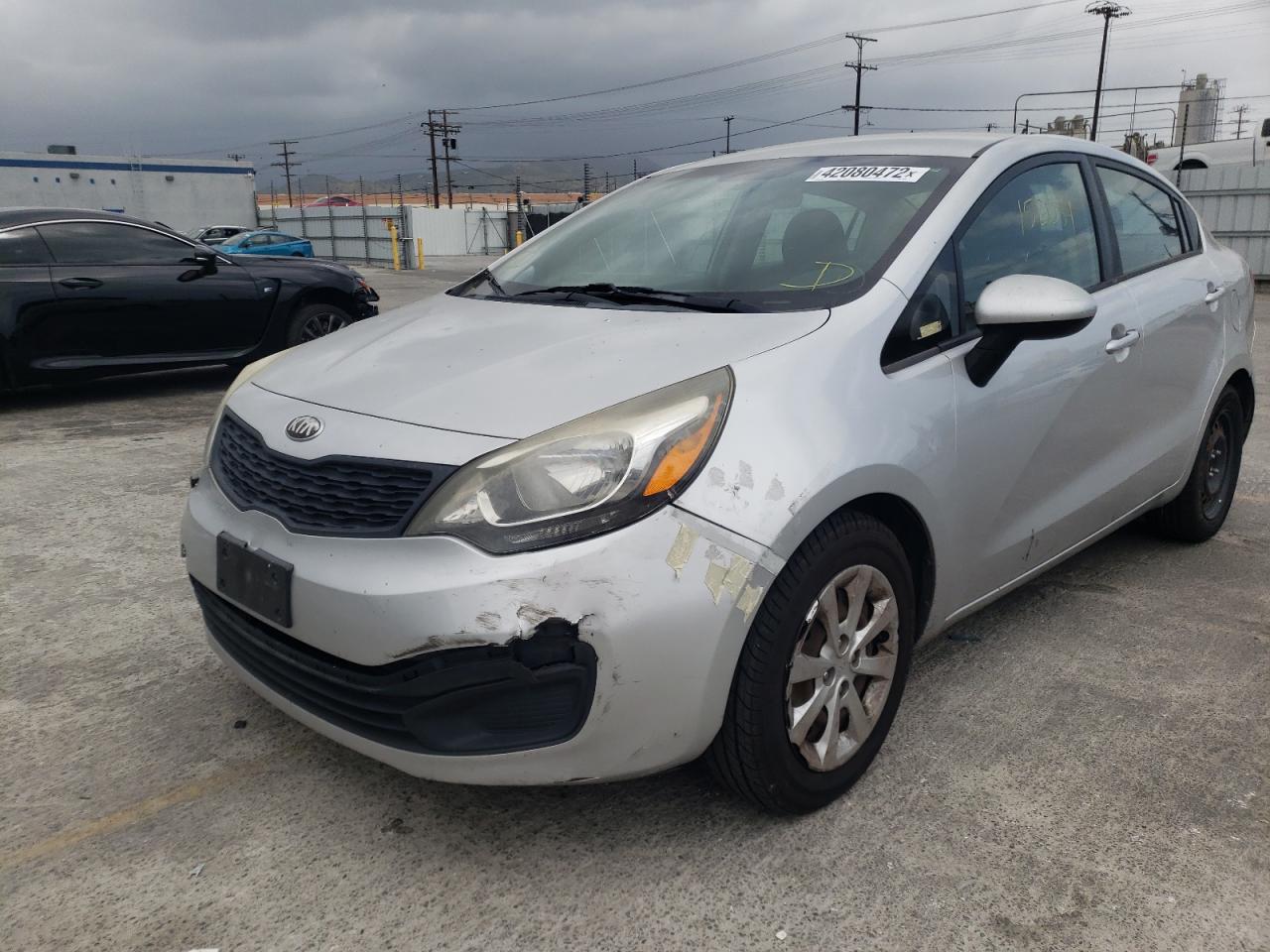 Photo 9 from auction – 2013 KIA RIO LX with VIN KNADM4A33D6251441