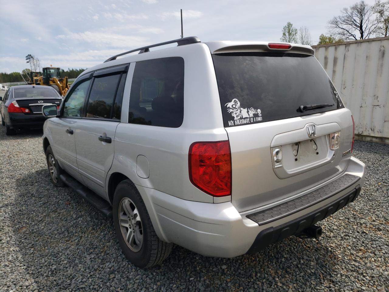 Photo 3 from auction – 2005 HONDA PILOT EX with VIN 5FNYF18445B033607