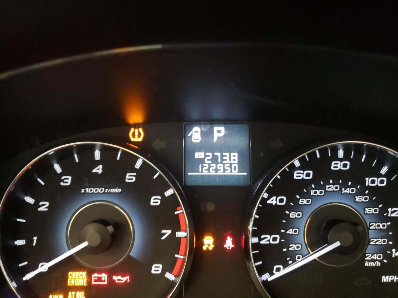 Photo 8 from auction – 2012 SUBARU LEGACY 2.5 with VIN 4S3BMCC61C3011929