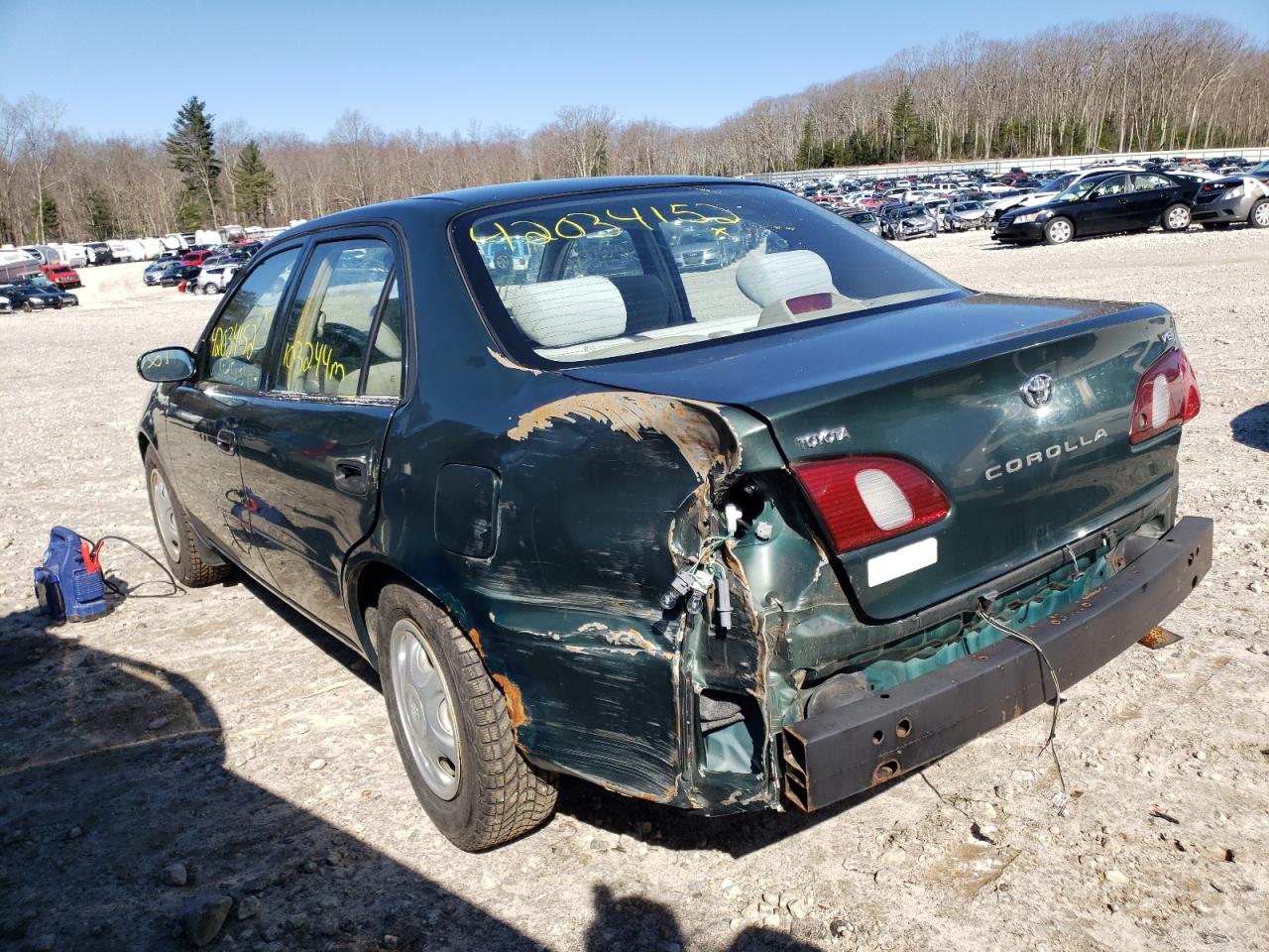 Photo 3 from auction – 2000 TOYOTA COROLLA VE with VIN 2T1BR12E9YC297008