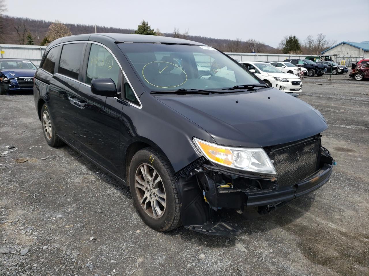 Photo 1 from auction – 2013 HONDA ODYSSEY EX with VIN 5FNRL5H49DB051121