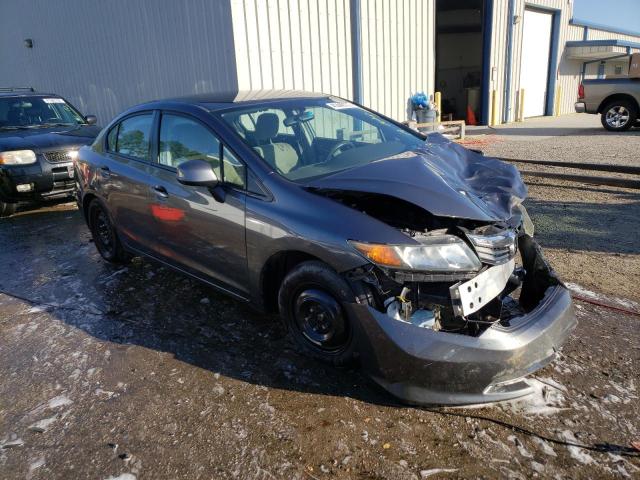 HONDA CIVIC LX 2012 with VIN 2HGFB2F50CH573615 - Photo from auction