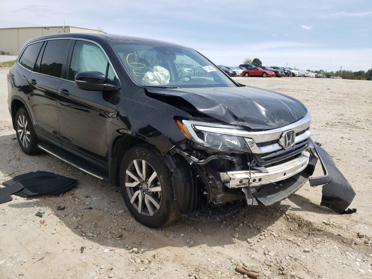 HONDA PILOT EXL 2019 with VIN 5FNYF5H41KB036015 - Photo from auction