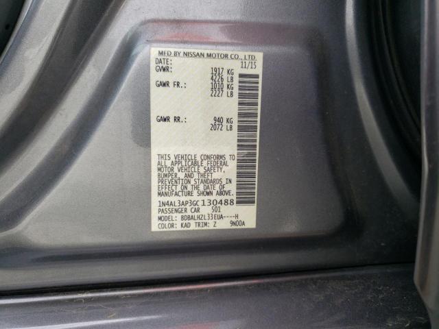 Photo 10 from auction – 2016 NISSAN ALTIMA 2.5 with VIN 1N4AL3AP3GC130488
