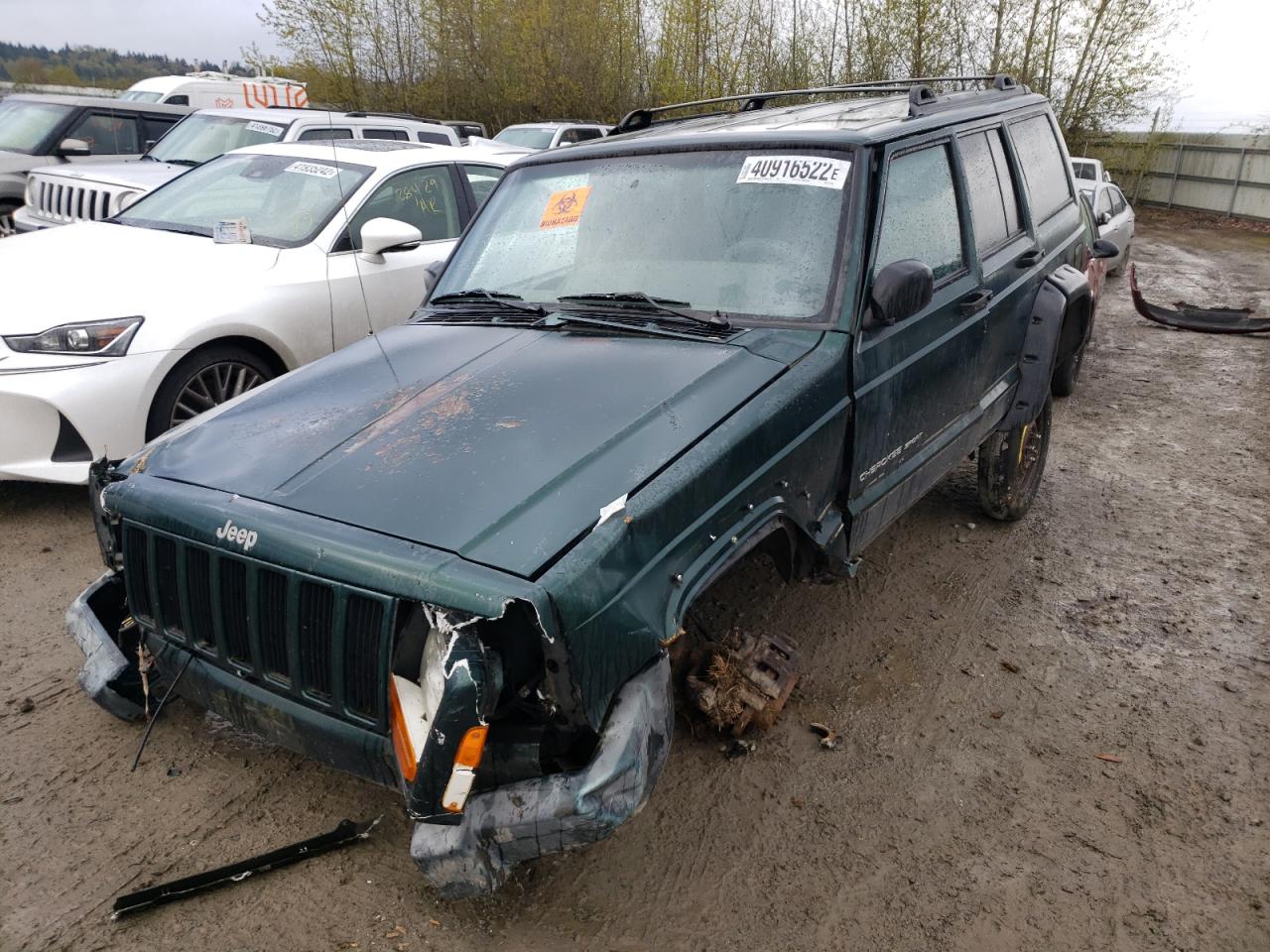 Photo 2 from auction – 1999 JEEP CHEROKEE S with VIN 1J4FF68S8XL611768
