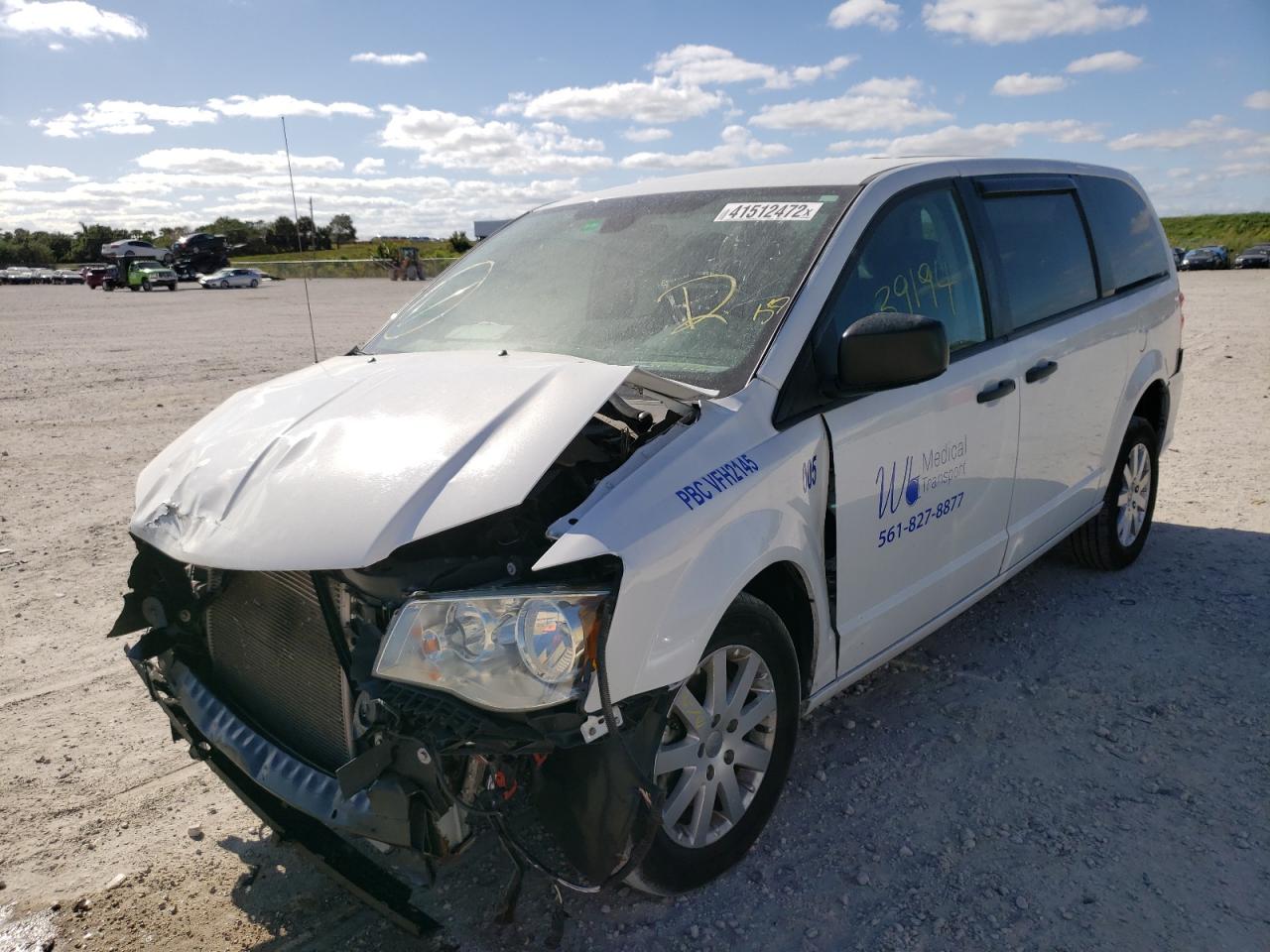 Photo 2 from auction – 2019 DODGE GRAND CARA with VIN 2C4RDGBG3KR648892