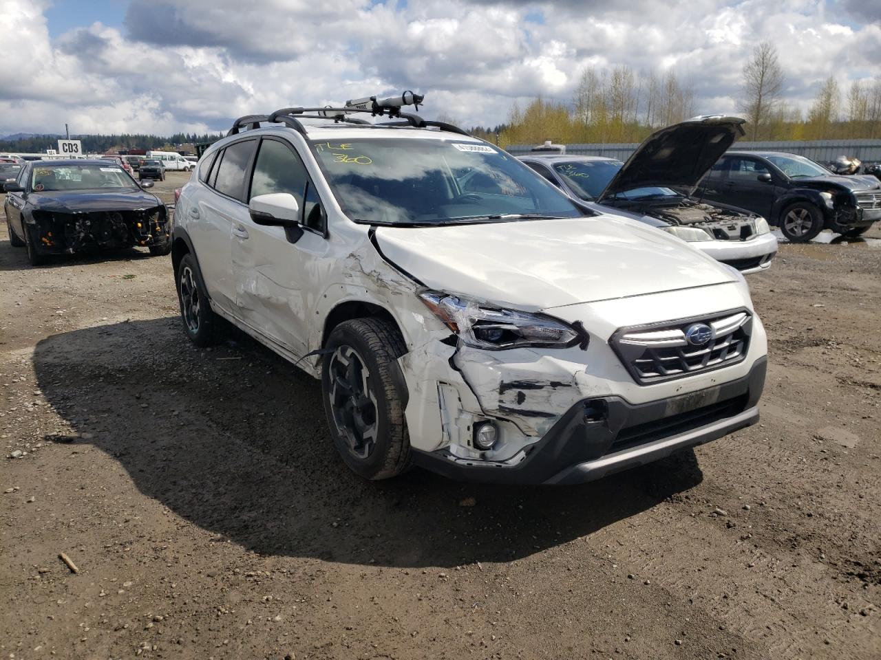 SUBARU CROSSTREK 2021 with VIN JF2GTHMC4MH348532 - Photo from auction