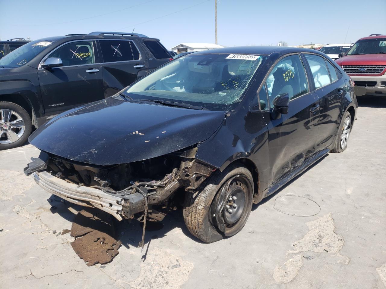 Photo 2 from auction – 2021 TOYOTA COROLLA LE with VIN 5YFEPMAE4MP232776