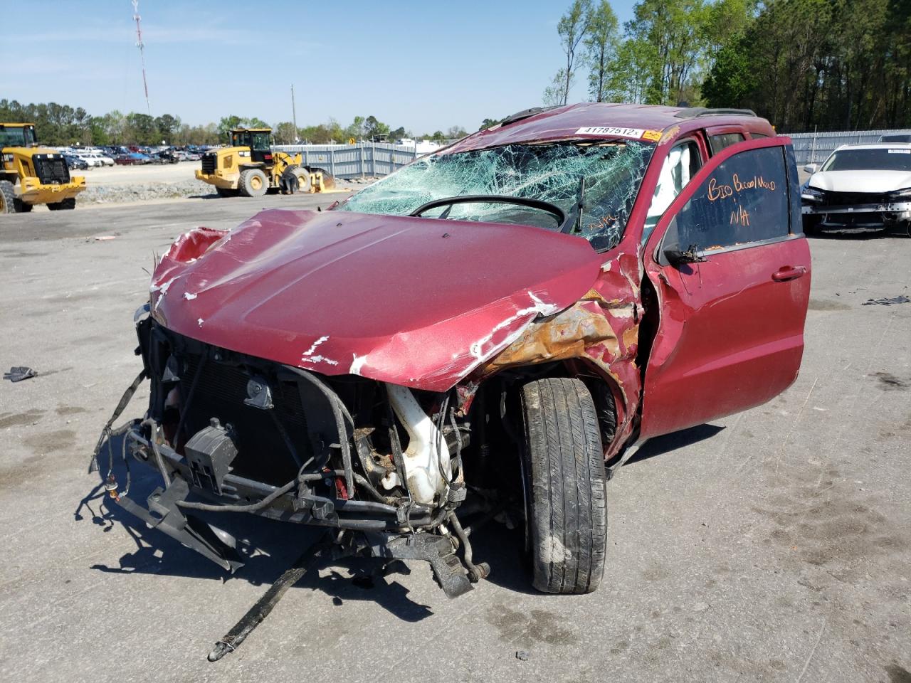 Photo 2 from auction – 2014 DODGE DURANGO SX with VIN 1C4RDJAG3EC428695
