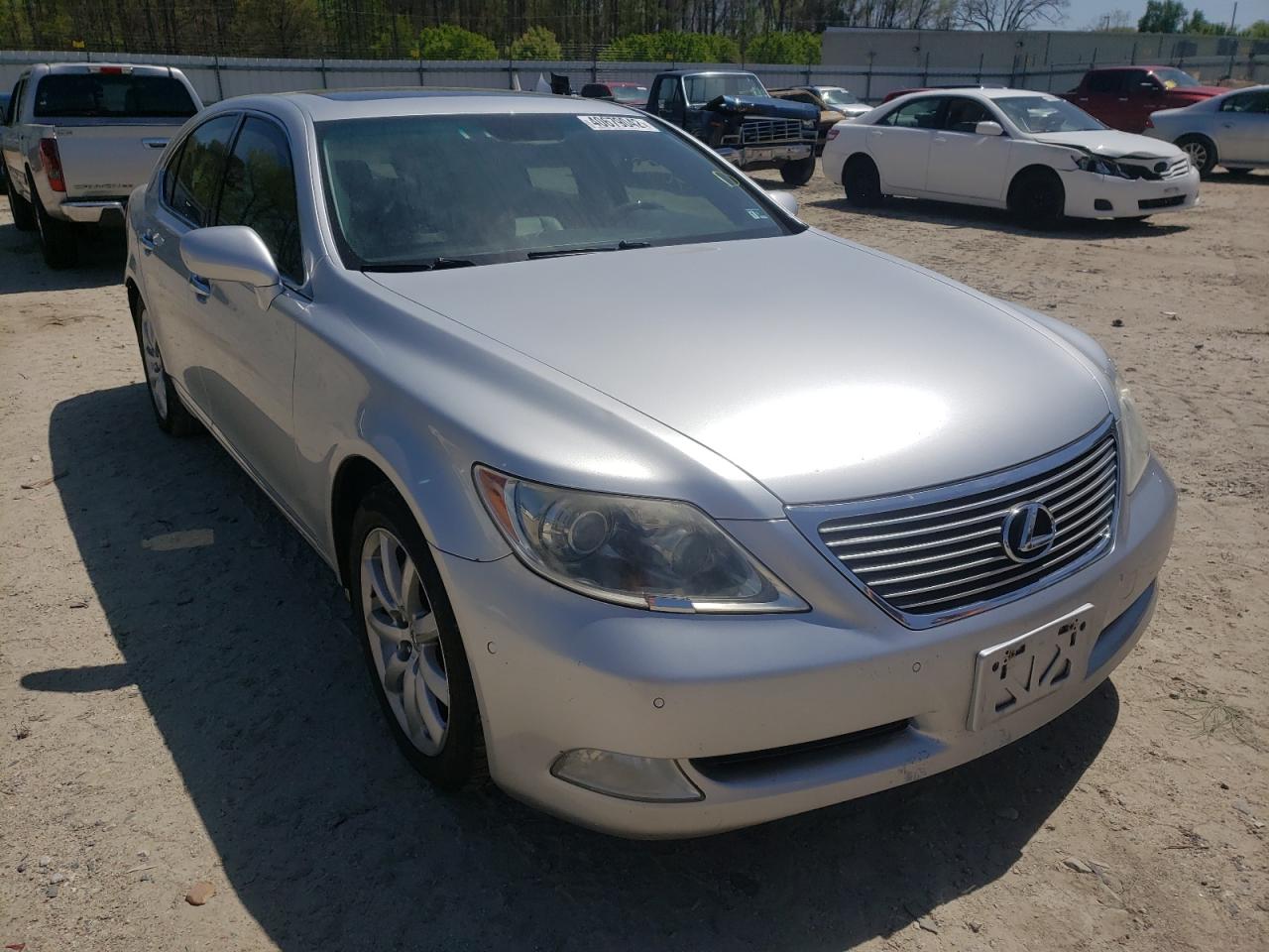 LEXUS LS 460 2007 with VIN JTHBL46F475003708 - Photo from auction