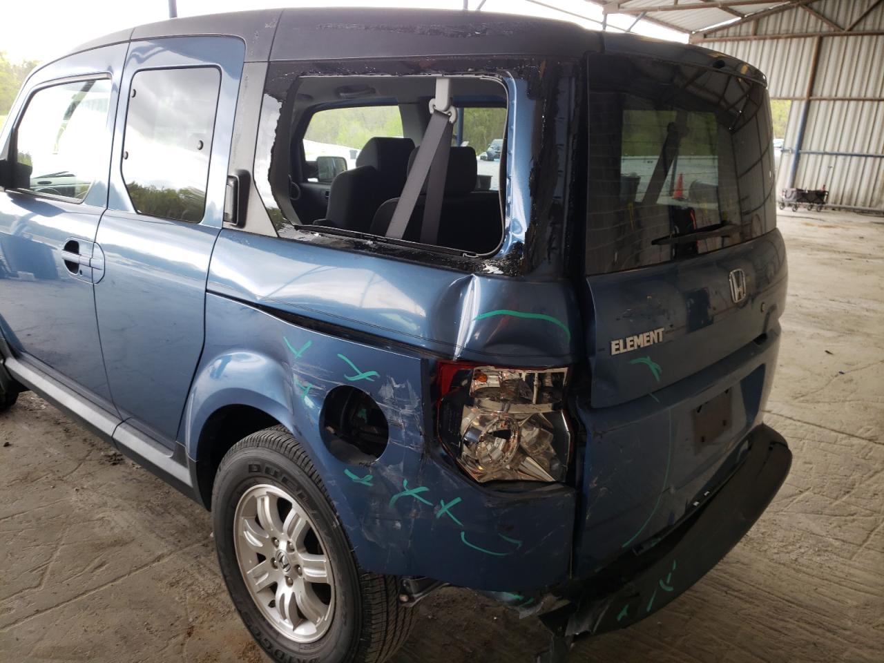 Photo 9 from auction – 2008 HONDA ELEMENT EX with VIN 5J6YH17718L003918