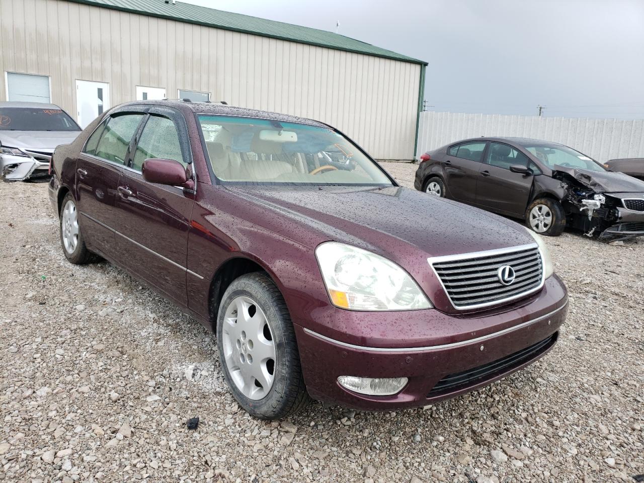 LEXUS LS 430 2003 with VIN JTHBN30F130123003 - Photo from auction