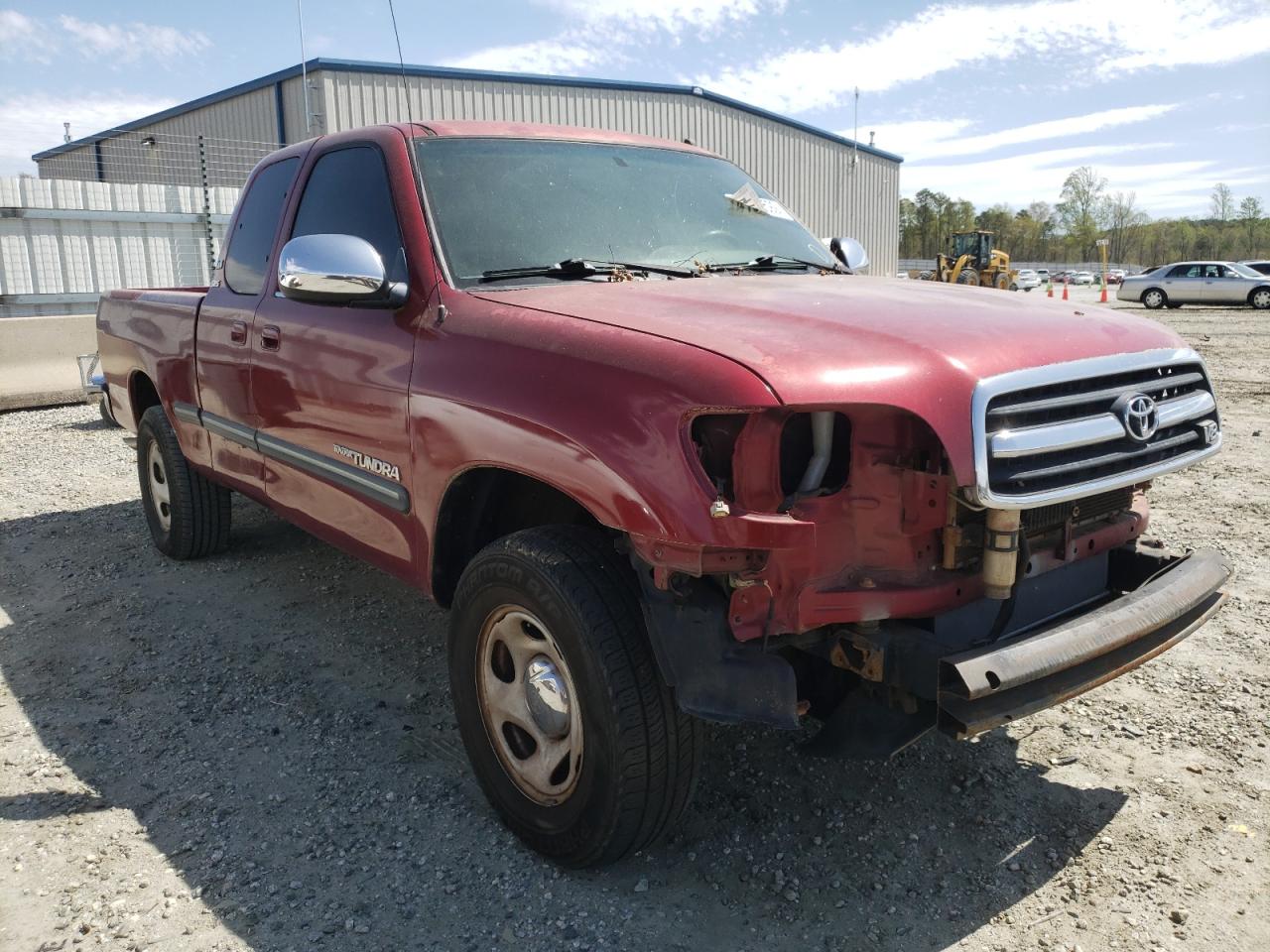 TOYOTA TUNDRA ACC 2000 with VIN 5TBBT4419YS105468 - Photo from auction