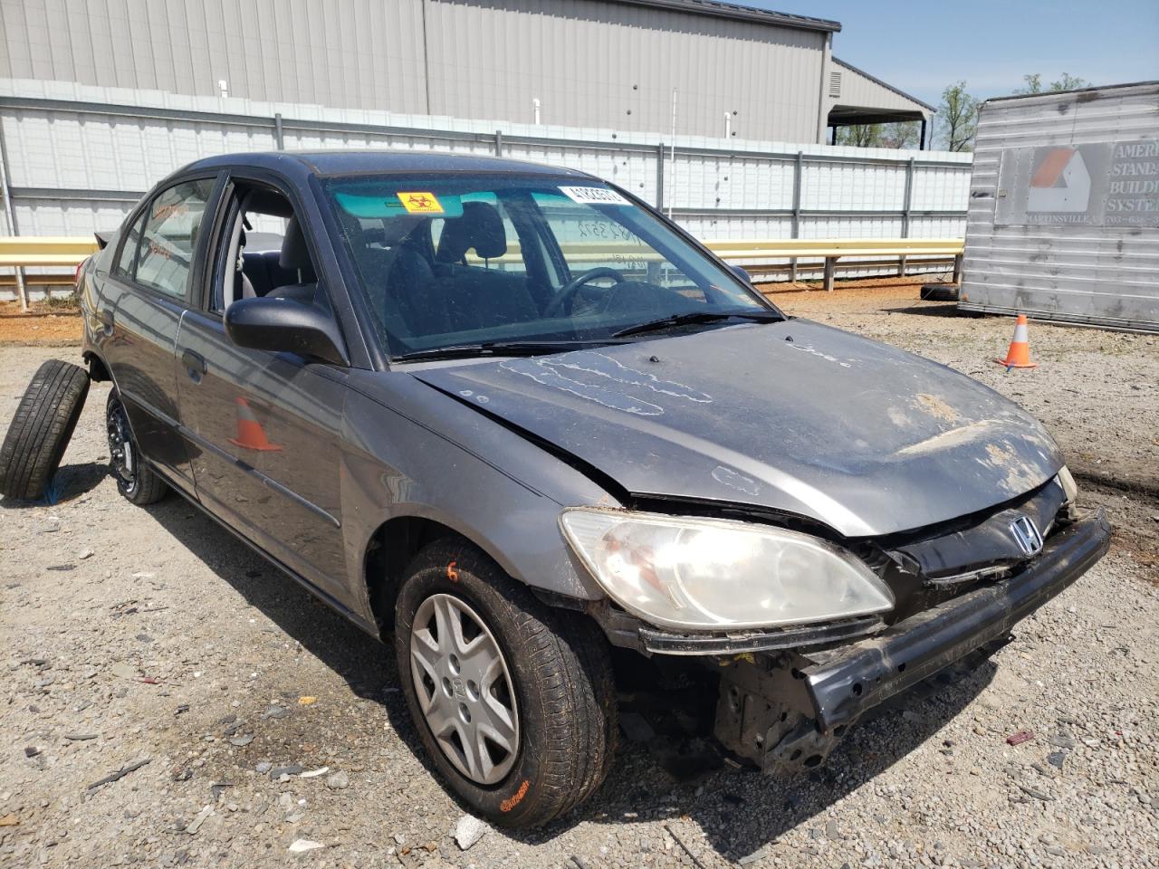 HONDA CIVIC DX 2005 with VIN 1HGES16455L009283 - Photo from auction