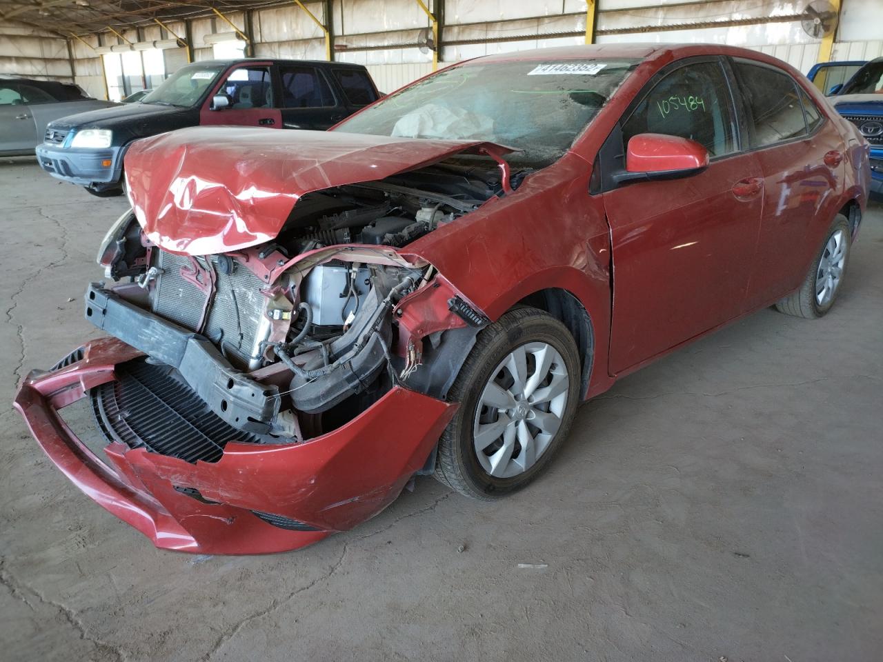 Photo 2 from auction – 2016 TOYOTA COROLLA L with VIN 5YFBURHE0GP492613
