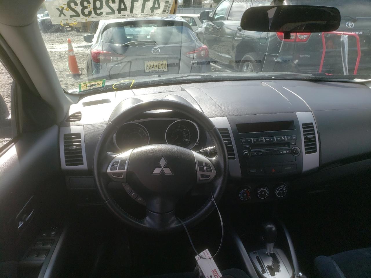 Photo 9 from auction – 2012 MITSUBISHI OUTLANDER with VIN JA4AS2AW4CU018506
