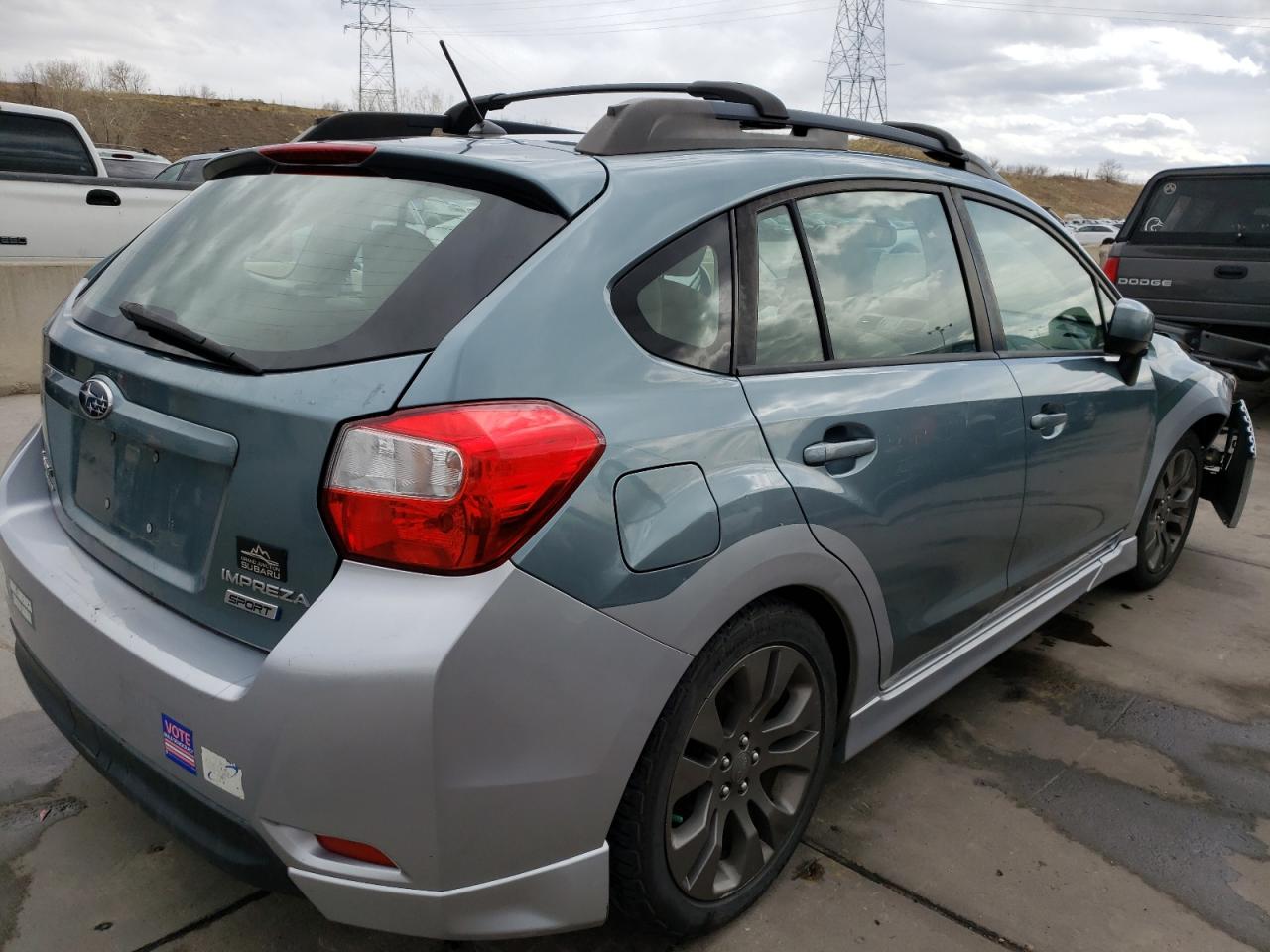 Photo 4 from auction – 2012 SUBARU IMPREZA SP with VIN JF1GPAL62CH201605