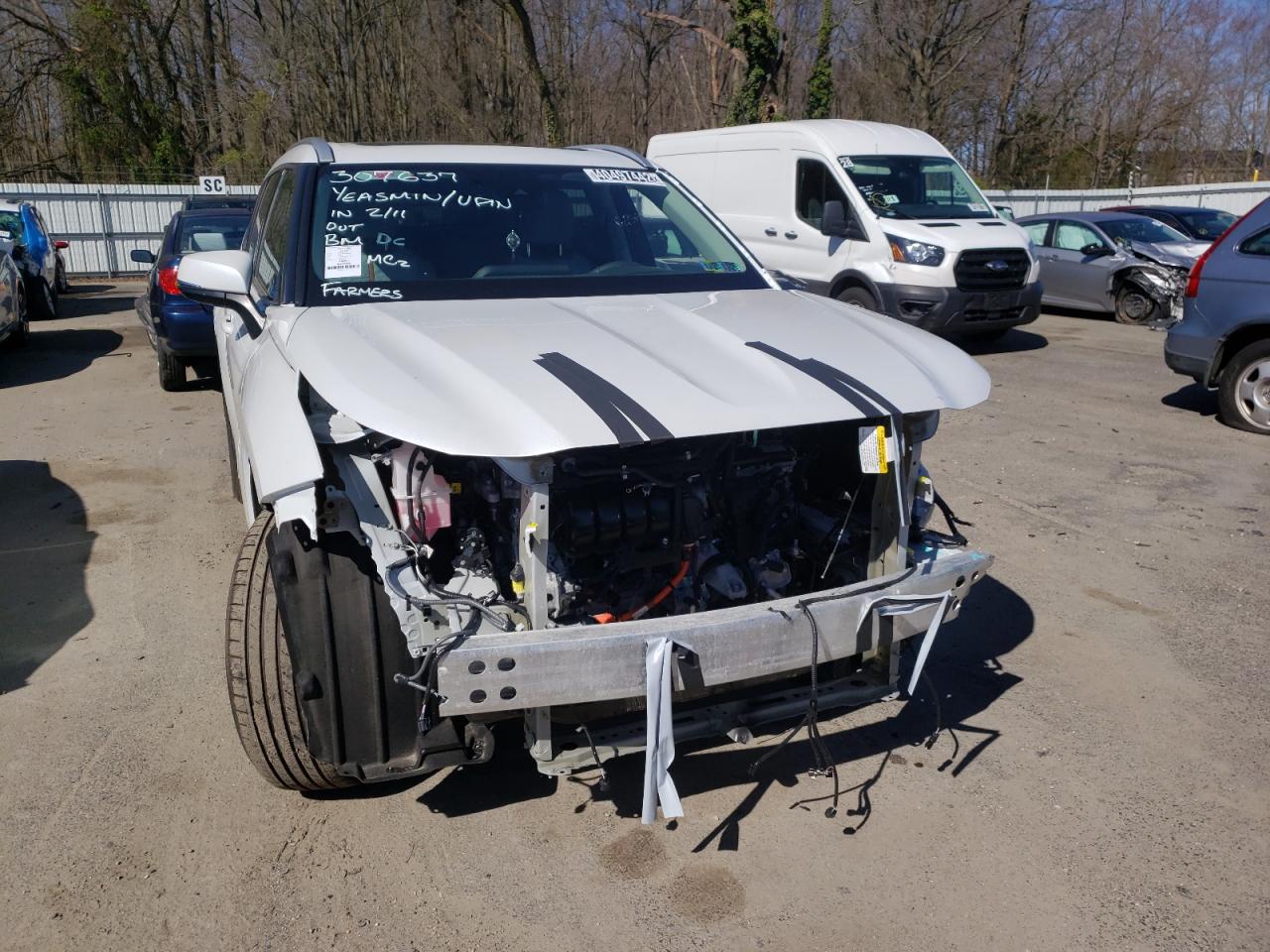 Photo 9 from auction – 2022 TOYOTA HIGHLANDER with VIN 5TDABRCH1NS543477