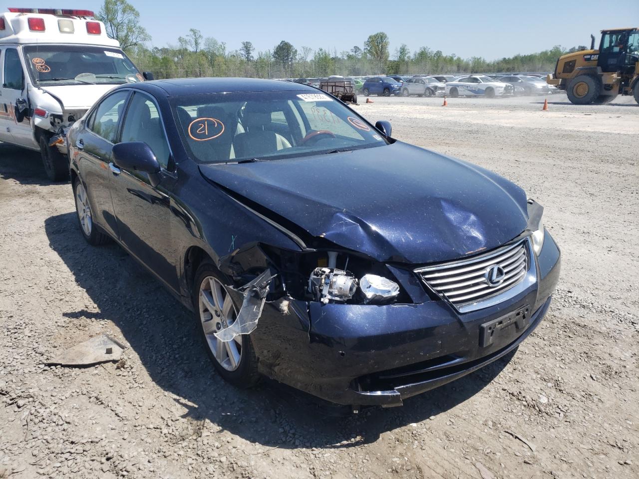 LEXUS ES 350 2007 with VIN JTHBJ46G172095571 - Photo from auction