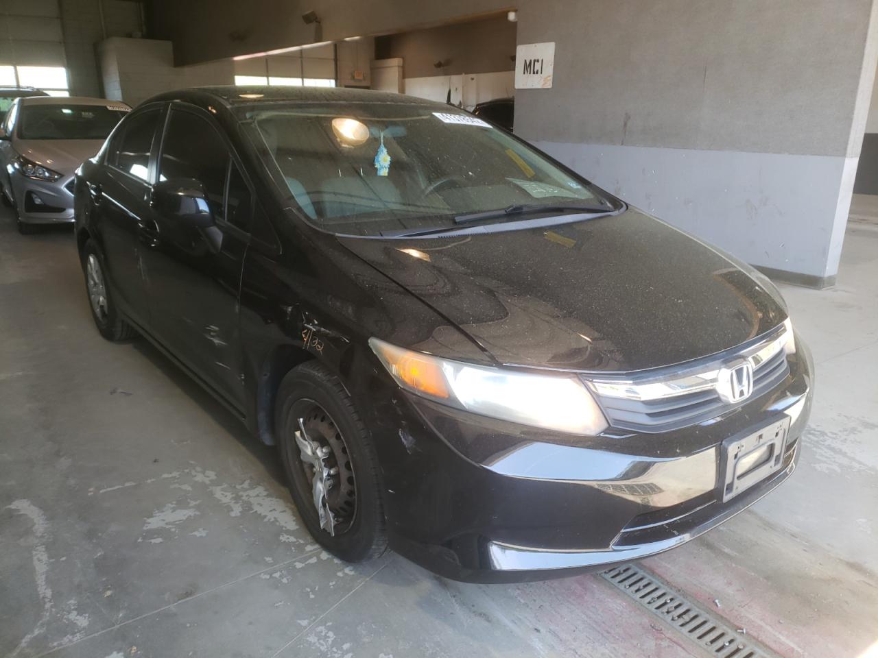 HONDA CIVIC LX 2012 with VIN 2HGFB2F53CH308929 - Photo from auction