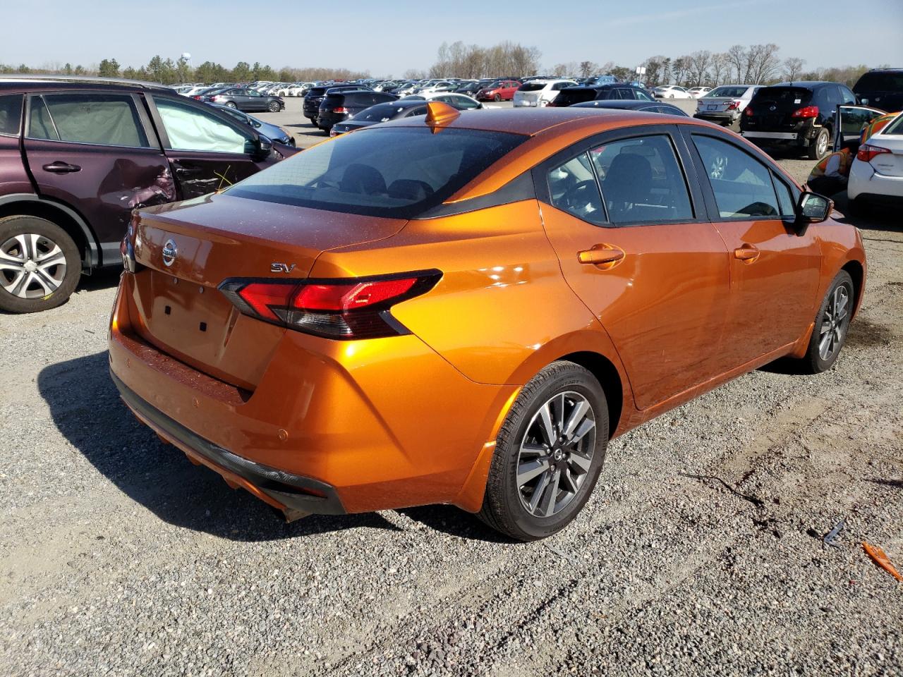 Photo 4 from auction – 2021 NISSAN VERSA SV with VIN 3N1CN8EV6ML916341