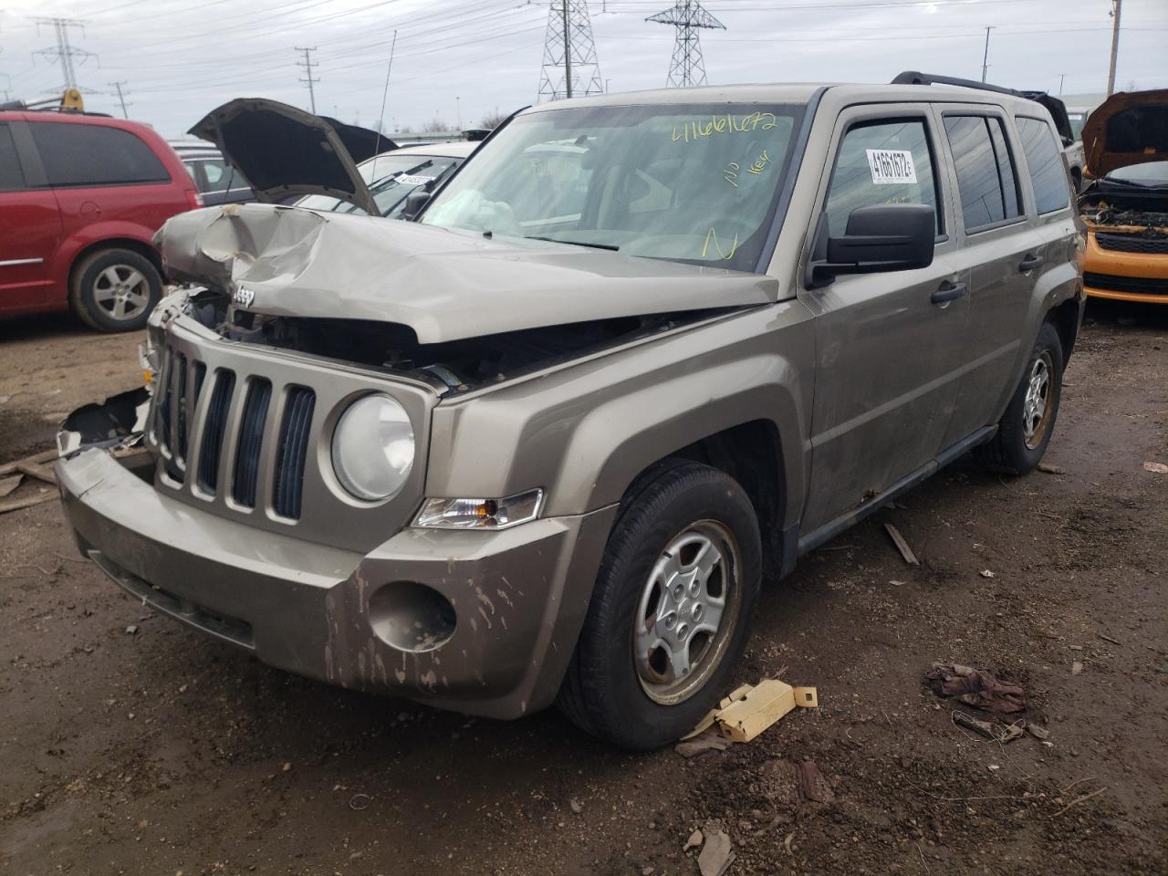 Photo 2 from auction – 2008 JEEP PATRIOT SP with VIN 1J8FF28WX8D771415